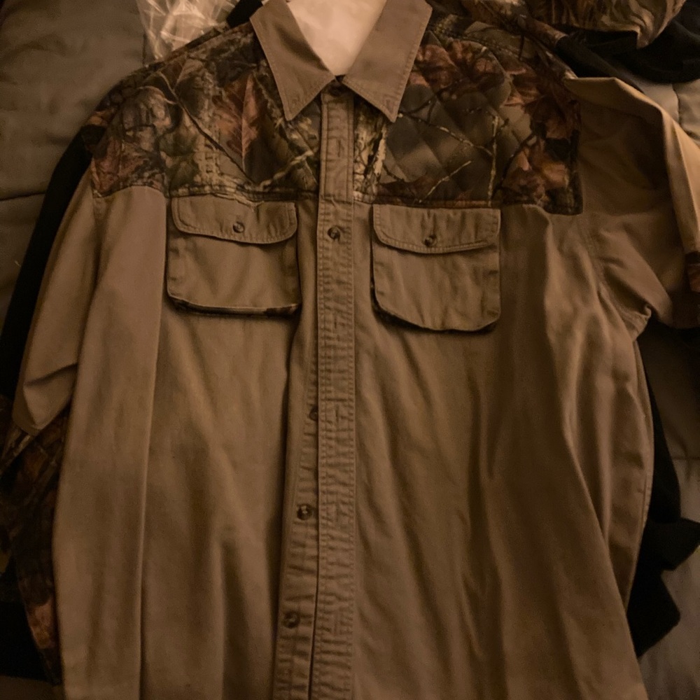 Trail crest long sleeve button down shirt